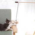 Carica l'immagine nel visualizzatore della galleria, canna da pesca per gatti con giochi iuta - Bau Barker
