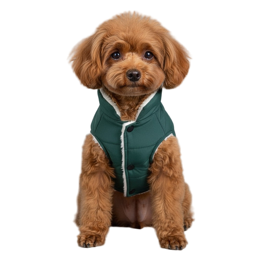 Cappottino imbottito impermeabile per cani