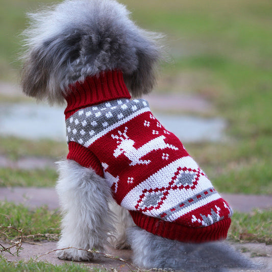 Maglione intrecciato con fantasia - Bau Barker