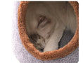 Carica l'immagine nel visualizzatore della galleria, Cuccia Pelosa Igloo per gatti con orecchie - Bau Barker
