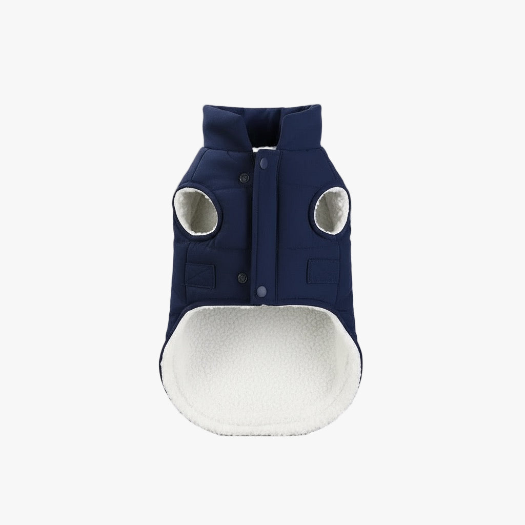 Cappottino imbottito impermeabile per cani
