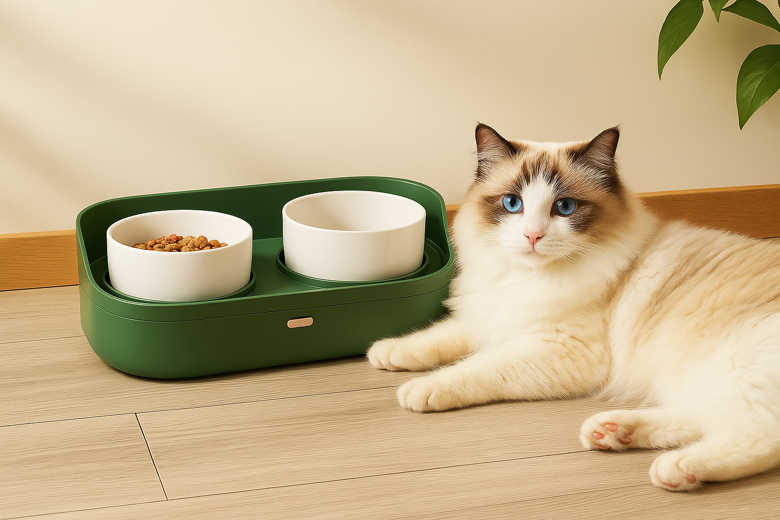 Ciotole con contenitore per cani e gatti