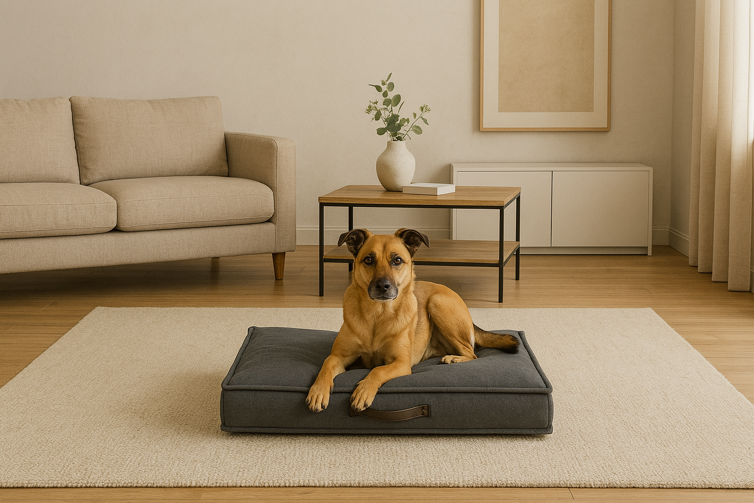 cuccia materasso grey