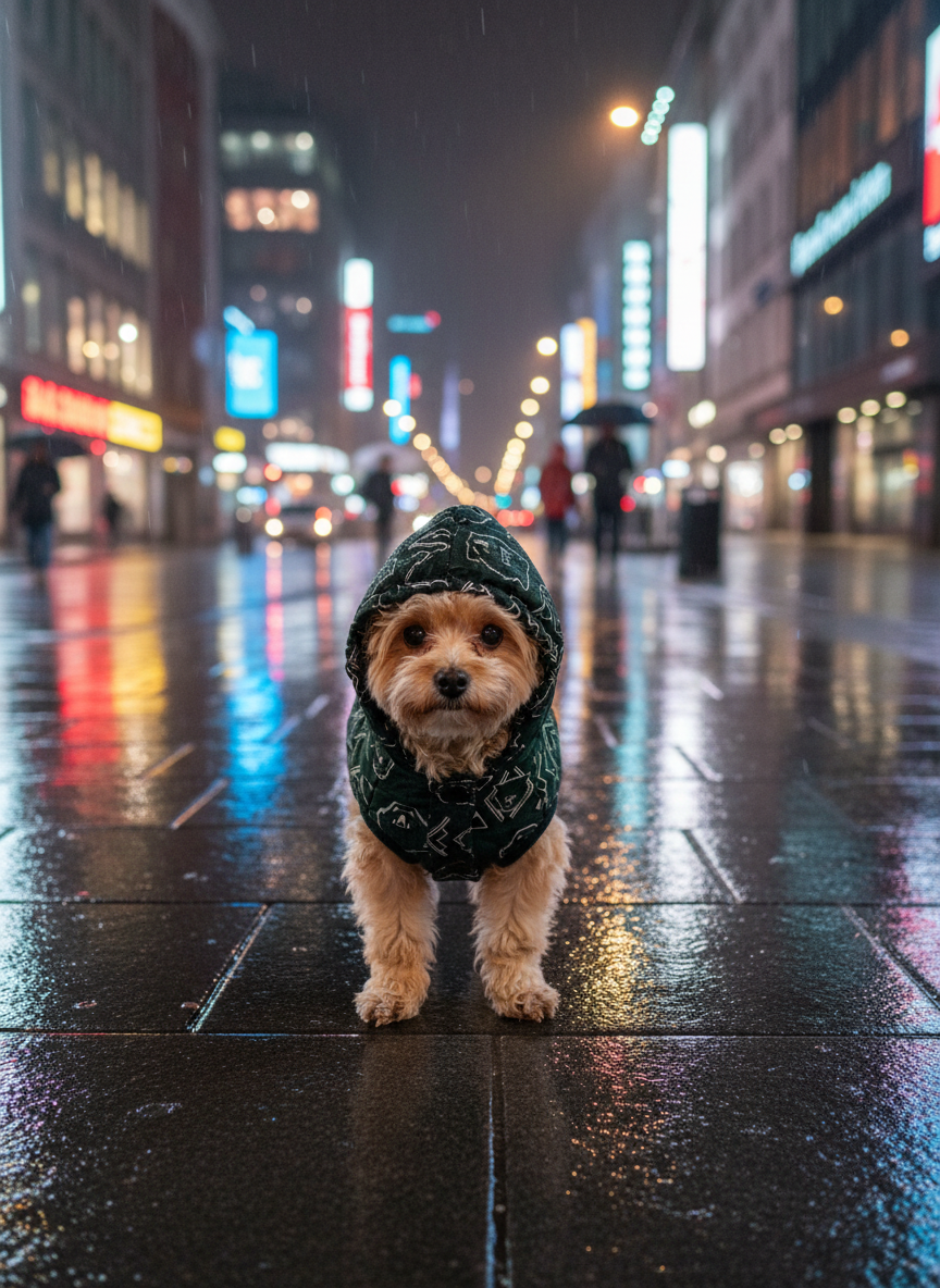 Cappotto cane con stampa Tigre