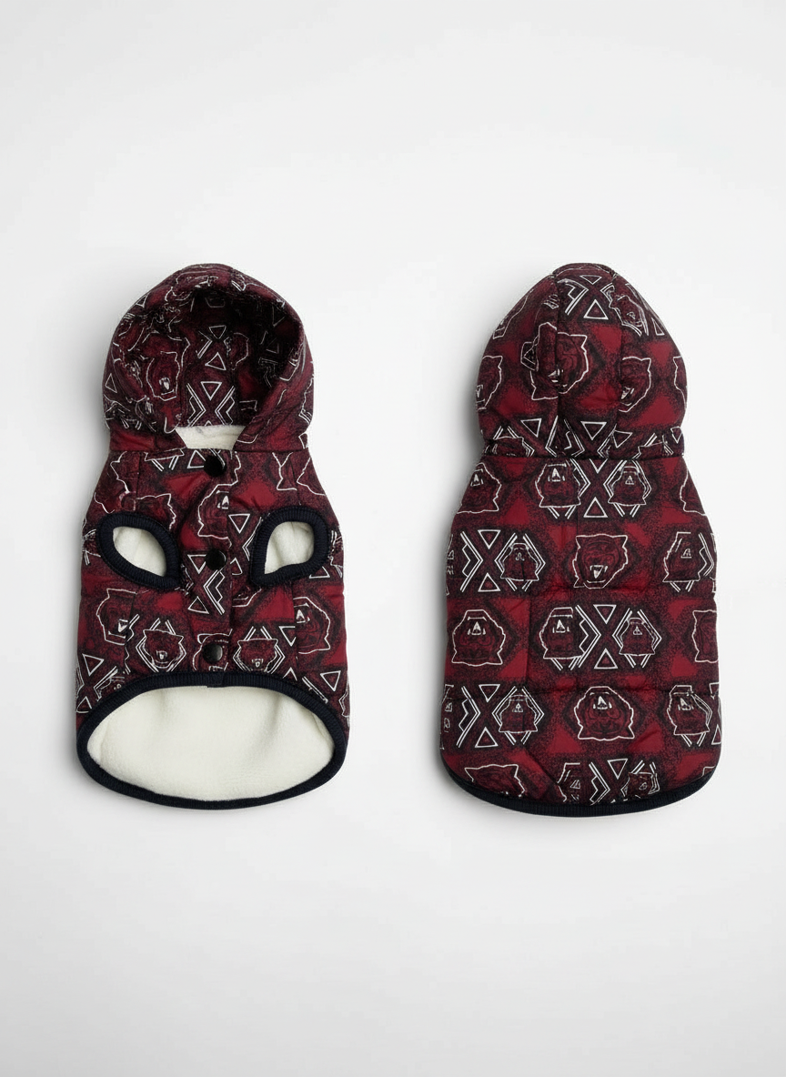 Cappotto cane con stampa Tigre