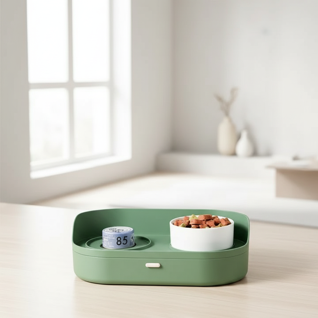 Ciotole con contenitore per cani e gatti