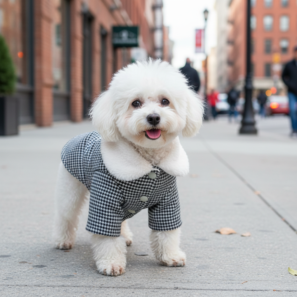 Vestitino per cani con gonna a balze