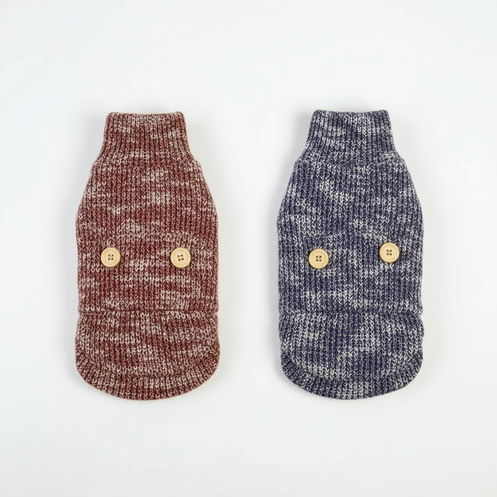 Maglioncini per cani con Bottoni